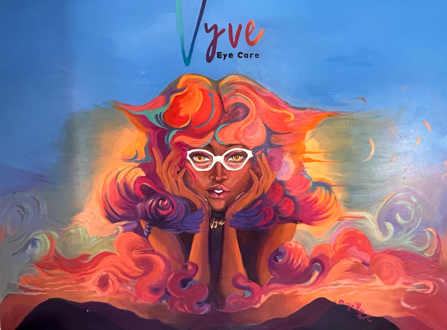 Mural Commissioned for an Ophthalmologist's Private Practice.