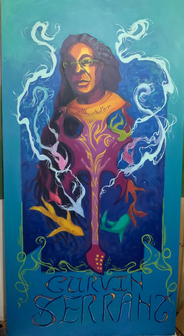 Cadance-lypso Portrait of Curvin Serrant (2022)